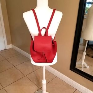 Red backpack